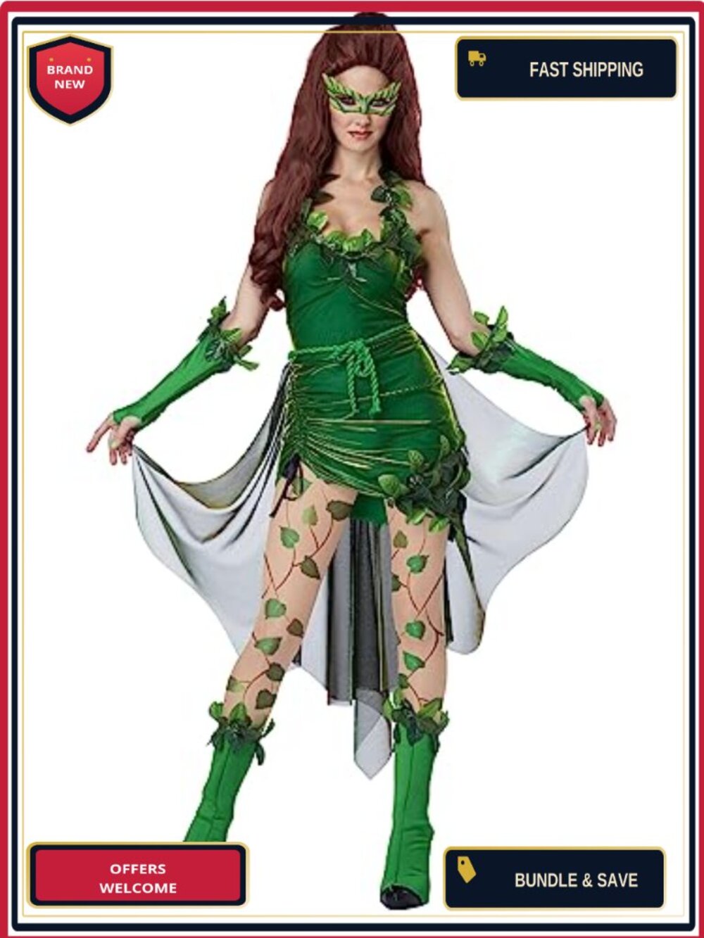California Costumes Eye Candy Lethal Beauty Adult Costume M